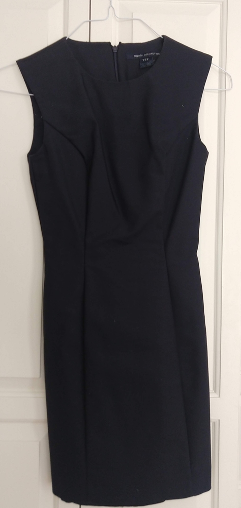 Dark Navy French Connection sheath dress sz 0